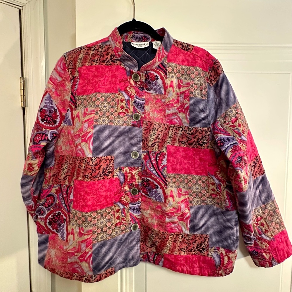 Breckenridge Colorful Paisley Patchwork Jacket